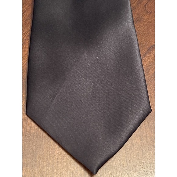 Arrow Black 100% Polyester Men’s Neck Tie Made In China - Picture 1 of 9
